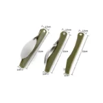 ست قاشق، چنگال و چاقو تاشو کمپینگ – همراهی سبک و ضروری برای طبیعت‌گردان - تصویر 4