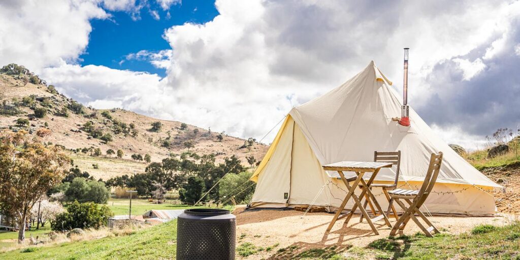 انتخاب مکان امن برای کمپ