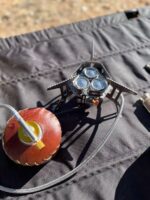 سر شعله 3 شعله فندک دارا | استیل تمام فلزی قدرتمند مخصوص کمپ و کوهنوردی - تصویر 2