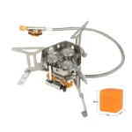 سر شعله 3 شعله فندک دارا | استیل تمام فلزی قدرتمند مخصوص کمپ و کوهنوردی - تصویر 3